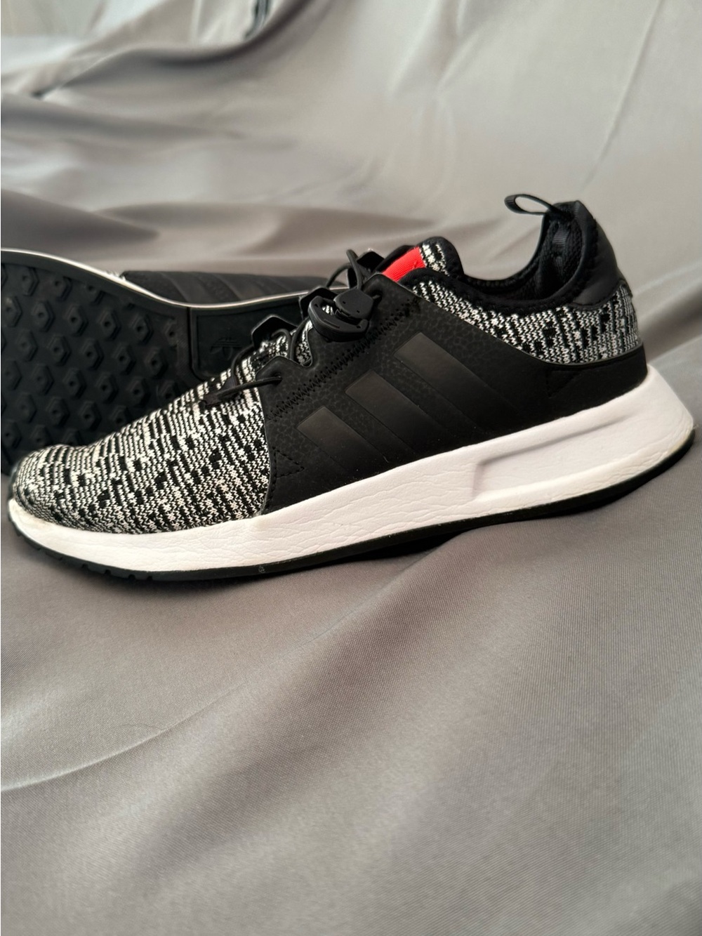 Adidas X_PLR Black White Knit Sneakers Men’s Size 6 Comfortable Casual Shoes